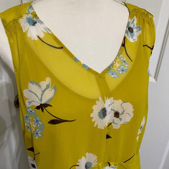 Cabi M Light Weight Top with Cami and Peplum Overlay - Picture 10 of 11